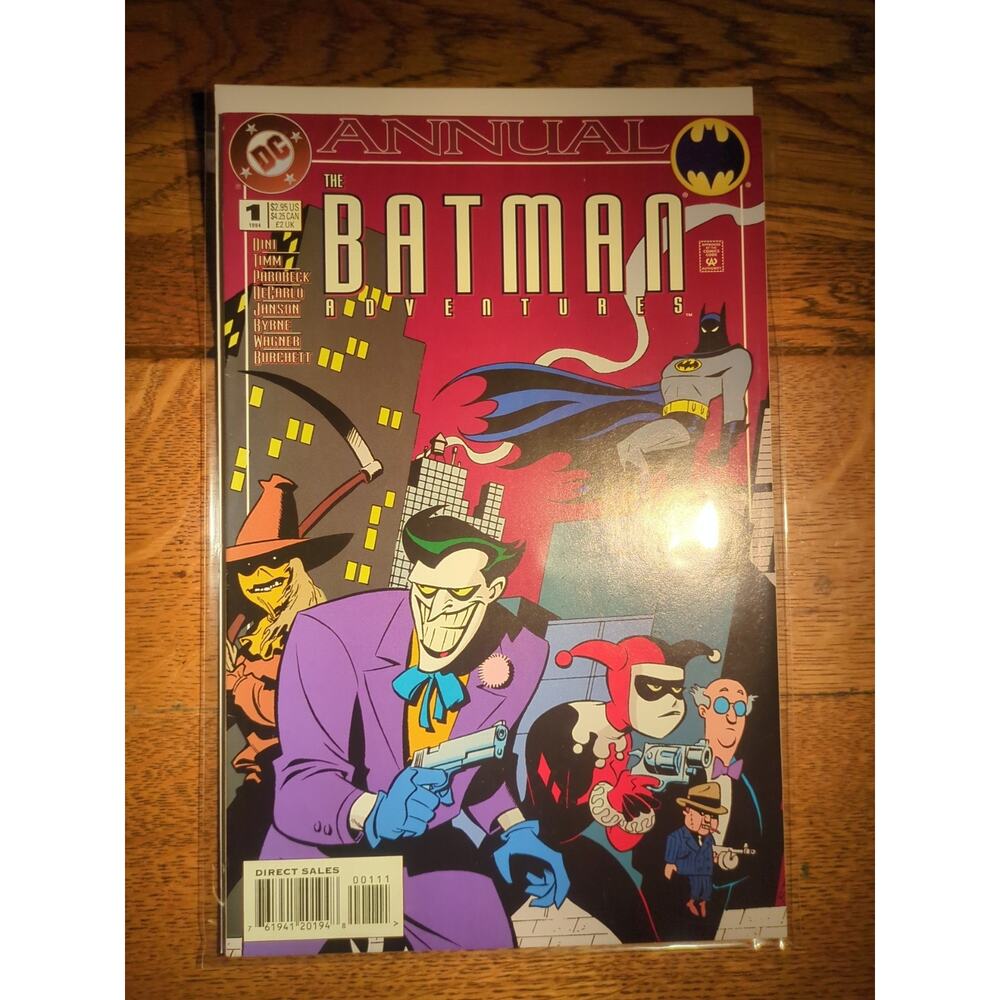 Batman Adventures Annual 1, DC 1994, 3rd Harley Quinn, 1st Roxy Rocket, NM-